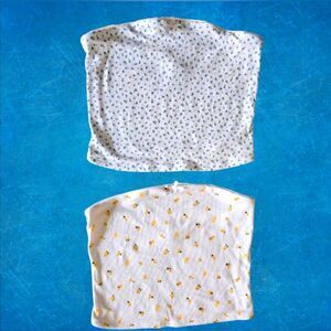 Just Polly New York -  Two Tube Floral Tops